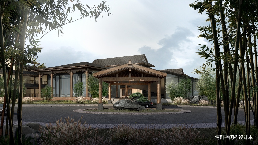 度假酒店建筑外觀表現(xiàn)_3989703 &ndash; 設計本裝修效果圖