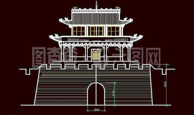 古建筑門(mén)檐