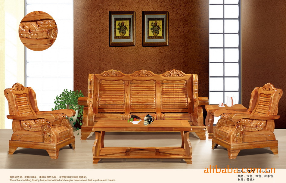 溢輝家具308#現(xiàn)代客廳高檔休閑實(shí)木沙發(fā)全解析